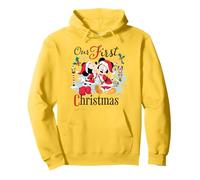 Disney Mickey & Minnie "Our First Christmas" Holiday Couples Pullover Hoodie