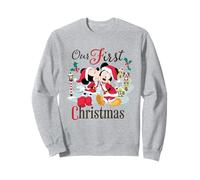 Disney Mickey & Minnie "Our First Christmas" Holiday Couples Sweatshirt