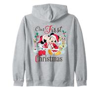 Disney Mickey & Minnie "Our First Christmas" Holiday Couples Zip Hoodie