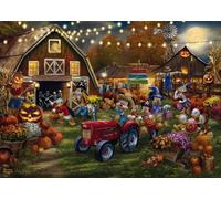 Disney, Mickey & Minnie Pumpkin Festival: Puzzle Thomas Kinkade 1000 Teile - Disney