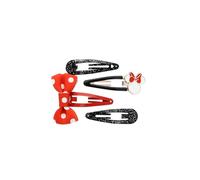 DISNEY Mickey & Minnie - Set of 4 Minnie Mouse Click Clips - Short or Fine Hair - Hair Jewellery - Official Product Disney