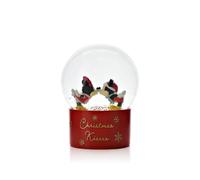 Disney Widdop Mickey and Minnie Christmas Kisses Snow Globe