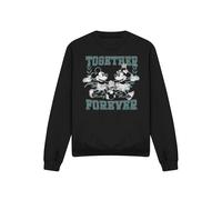 Disney Mickey & Minnie Together Forever Sweatshirt, Black | Size: Medium Disney Black M