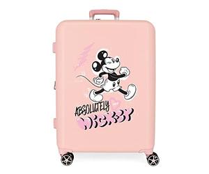 Disney Mickey & Minnie Trip to… Suitcase Set, One Size, Friendly Nude, One Size, Medium Suitcase