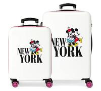 Disney Mickey & Minnie Trip to… Suitcase Set, One Size, New York White, One Size, Suitcase Set