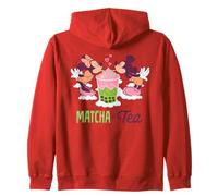 Disney Mickey & Minnie Valentine You're the Matcha to My Tea Zip Hoodie