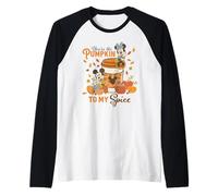 Disney Mickey & Minnie You're The Pumpkin to My Spice Fall Raglan Baseball Tee