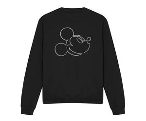Disney Mickey Mono Sketch Unisex Sweatshirt S-2XL, Black