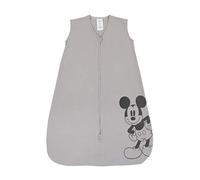 Disney Mickey Mouse 100% Cotton Knit Wearable Blanket, Grey/Black, 6-12 Months