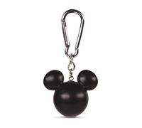 Disney Mickey Mouse 3D Keyring (Head Design) Carabiner Key Ring, Zip Pull or Backpack Key Chain Charm, Disney Key Chains for Women, Disney Key Chains for Men - Official Merchandise