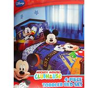 Disney Mickey Mouse 4pc Toddler Bedding Set ''Genuine Licensed''