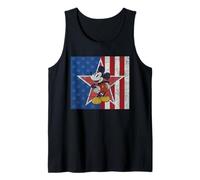 Disney Mickey Mouse 4th of July Americana Star USA 250th Tank Top