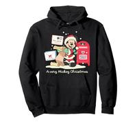 Disney Mickey Mouse "A Very Mickey Christmas" Retro Holiday Pullover Hoodie