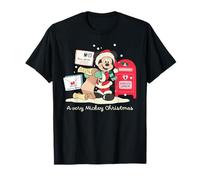 Disney Mickey Mouse A Very Mickey Christmas Retro Holiday T-Shirt