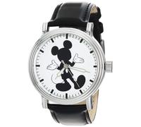 Disney Men's Analog Japanese Quartz Watch with Leather Strap WDS000691