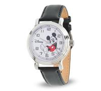 DISNEY Mickey Mouse Adult Vintage Analog Quartz Watch, Black, Quartz Movement