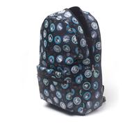 DISNEY Mickey Mouse All-over Mickey & Friends Print Backpack, Grey