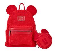 LOUNGEFLY Mickey Mouse Ears Burnout Mini Backpack - Disney