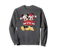 Disney Mickey Mouse and Minnie Christmas Naughty Nice Sweatshirt