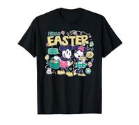 Disney Mickey Mouse and Minnie Mouse Hello Easter Retro T-Shirt