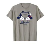 Disney Mickey Mouse and Minnie Mouse Together Retro Vintage T-Shirt