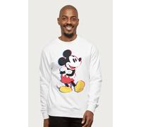 Disney Mickey Mouse Arms Folded Sweatshirt In White White