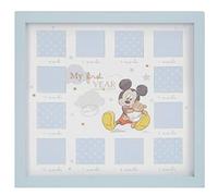 Disney Mickey Mouse Baby Boy My First Year Blue Photo Frame - 1.75"