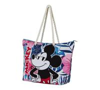 Disney Mickey Mouse Blossom-Soleil Beach Bag, Multicolour, 52 x 37 cm