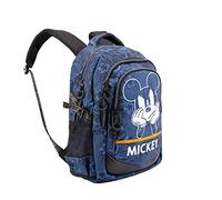 Disney Mickey Mouse Blue-Running HS Backpack 1.3, Dark Blue, 17 x 30 x 44 cm, Capacity 22 L