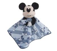 Disney Mickey Mouse Blue, White and Black Lovey Security Blanket
