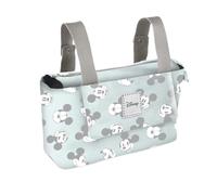 Disney Mickey Mouse Bonny-Hamper Mommy Baby Stroller Organizer Bag, Blue, 39 x 24 cm, Capacity 10 L