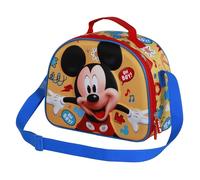Disney Mickey Mouse Boy-3D Lunch Bag, Yellow, 26 x 20 cm