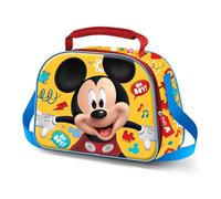 Disney Mickey Mouse Boy-3D Lunch Bag, Yellow, 26 x 20 cm