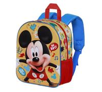 Disney Mickey Mouse Boy-Elite 3D Backpack, Yellow, 25 x 30 cm, Capacity 7 L