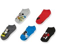 Disney Mickey Mouse Boys 5 Pack No Show Socks