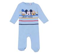 Disney Mickey Mouse Boys Best Friends Long Sleeve Baby Grow Light Blue 18 Months