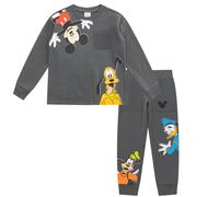 Disney Mickey Mouse Boys Fleece Sweatshirt and Pants Set for Toddler to Big Kids