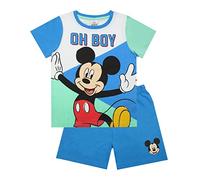 Disney Mickey Mouse Boys Pyjamas | T-shirt And Shorts Nightwear For Kids And Toddlers | Clubhouse Fan Gift 3-4 Years Blue