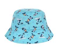 Disney Mickey Mouse Bucket Hat Summer Cap for Children UV Protection, turquoise, 48-49