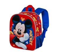 Disney Mickey Mouse Buddy-Elite 3D Backpack, Red, 25 x 30 cm, Capacity 7 L