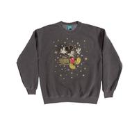Disney Mickey Mouse Celestial Vintage Wash Charcoal Sweater