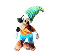 Disney Mickey Mouse Classic Goofy Soft Doll Toy 16" Christmas hat cap