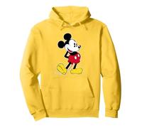 Disney Mickey Mouse Classic Pose Pullover Hoodie, Adult Unisex, Lemon Yellow, Medium