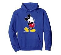 Disney Mickey Mouse Classic Pose Pullover Hoodie, Adult Unisex, Royal Blue, Medium