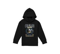 Disney Mickey Mouse Colorado Ski Youth Kids Pull-Over Hoodie, Black | Size: 12-13 Years Disney Black 12-13 Years