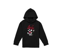 Disney Mickey Mouse Cupid Love You Valentine'S Day Youth Kids Pull-Over Hoodie, Black | Size: 12-13 Years Disney Black 12-13 Years