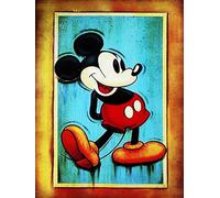 Disney Mickey Mouse Decorative Wall Poster Art Print on Coated Paper 40 x 30 cm Without Frame