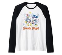Disney Mickey Mouse & Donald Duck Road Trip Snack Stop! Raglan Baseball Tee