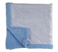Disney Mickey Mouse Double Sided Mink Infant Blanket and Sherpa Backing, Blue