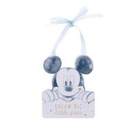 Disney Mickey Mouse Dream Big Little Star Mdf Hanging Decoration Blue